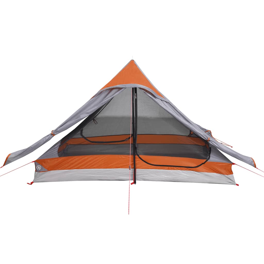 Tente de camping 2 personnes grise imperméable