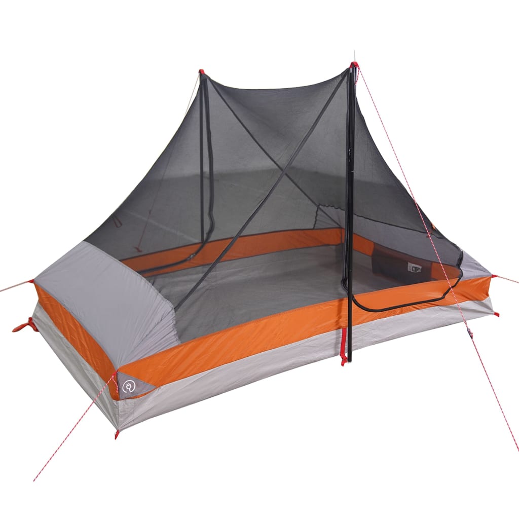 Tente de camping 2 personnes grise imperméable