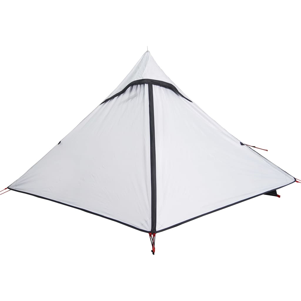 Tente de camping 2 personnes en tissu occultant blanc imperméable