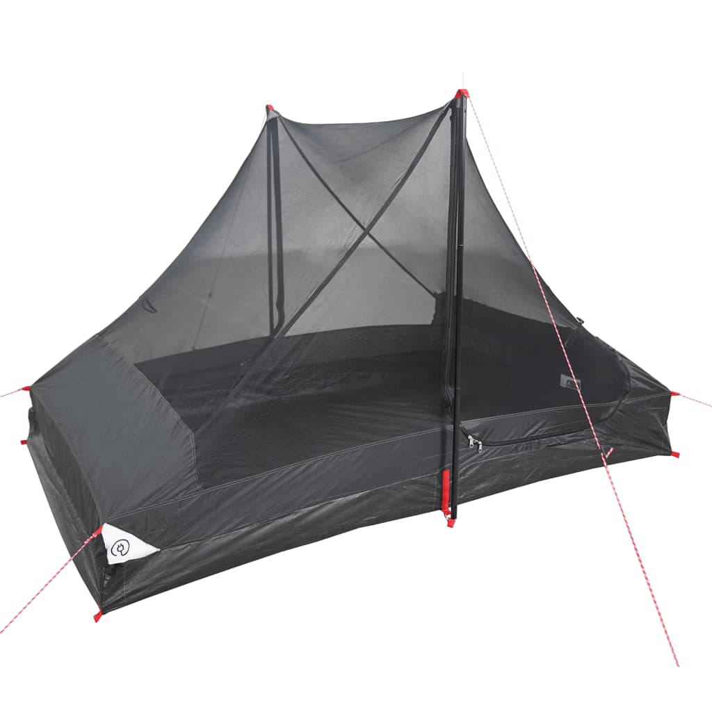 Tente de camping 2 personnes en tissu occultant blanc imperméable