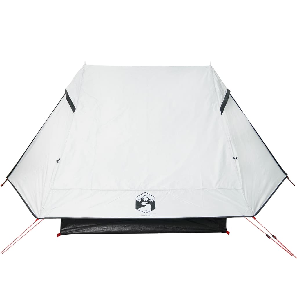 Tente de camping 2 personnes en tissu occultant blanc imperméable