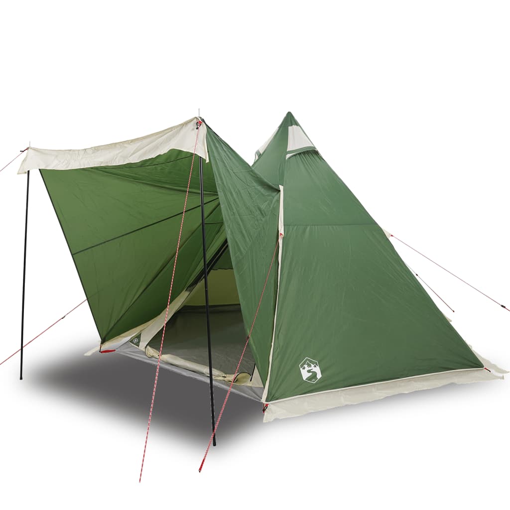 Tente familiale Tipi 6 personnes verte imperméable