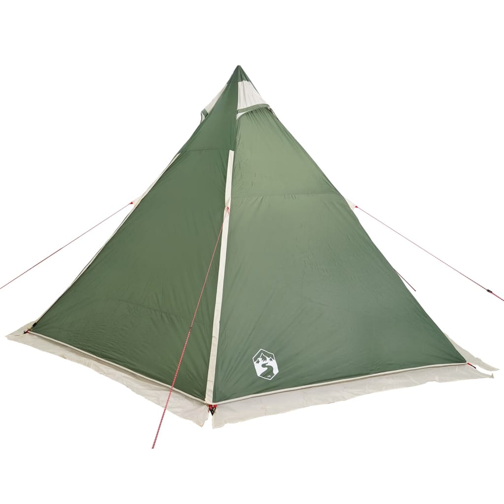 Tente familiale Tipi 6 personnes verte imperméable