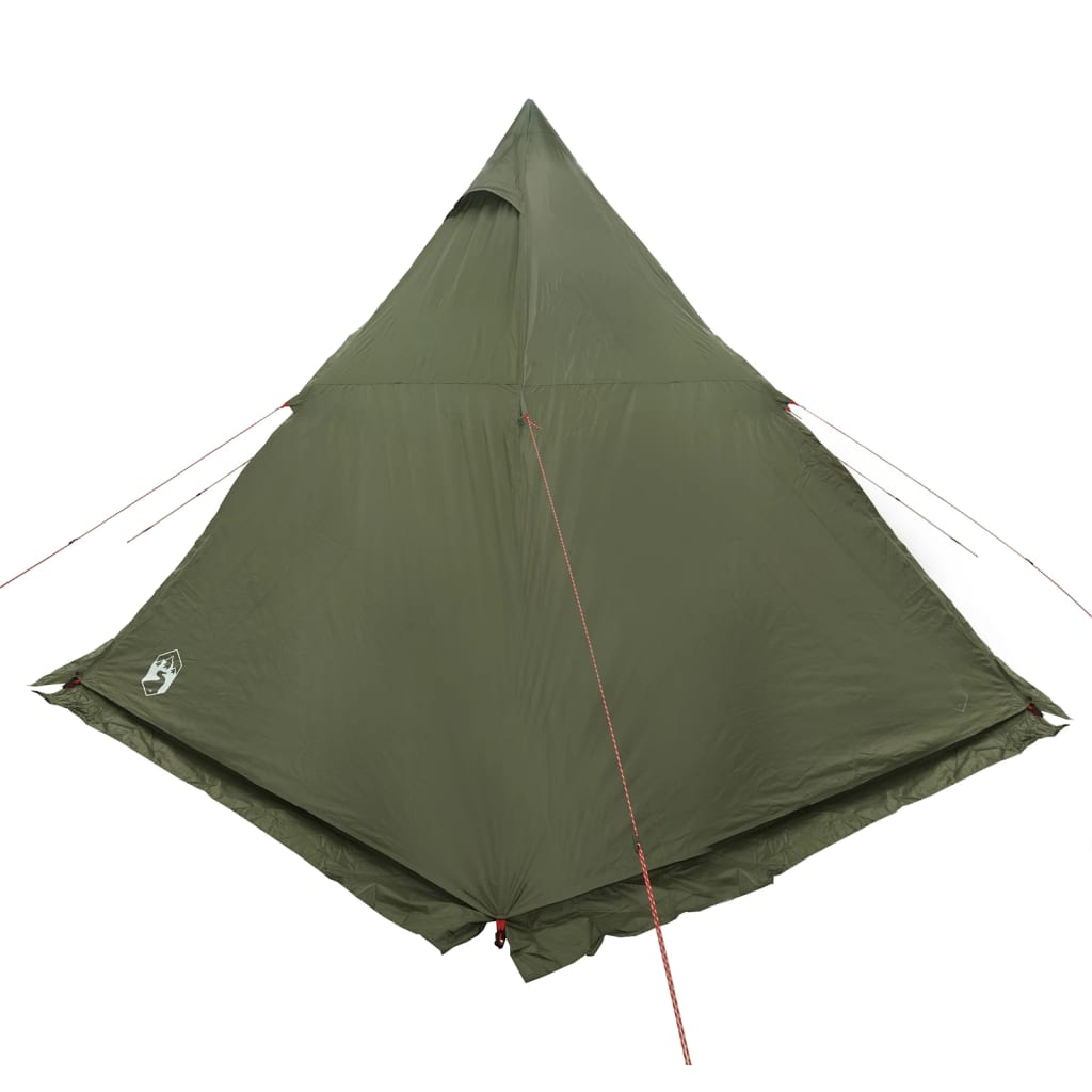 Tente familiale Tipi 6 personnes vert olive imperméable