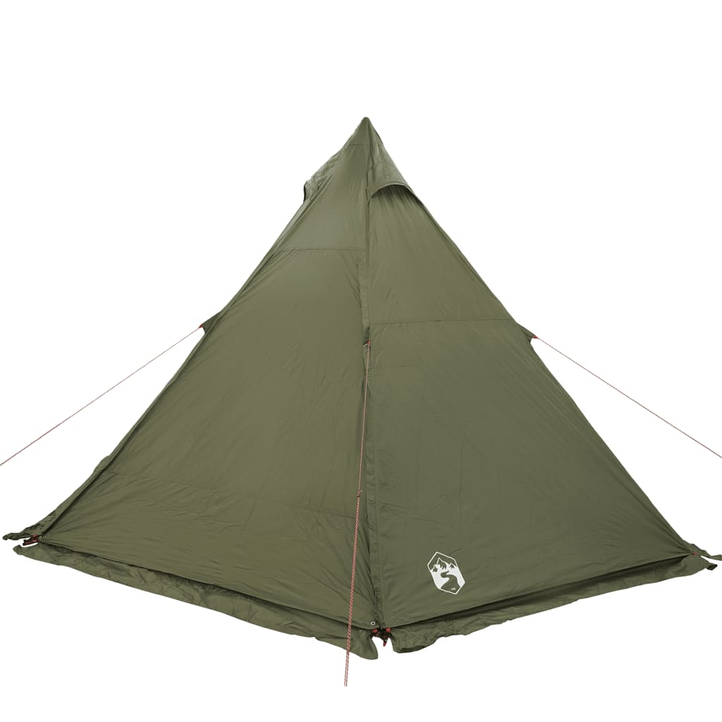 Tente familiale Tipi 6 personnes vert olive imperméable