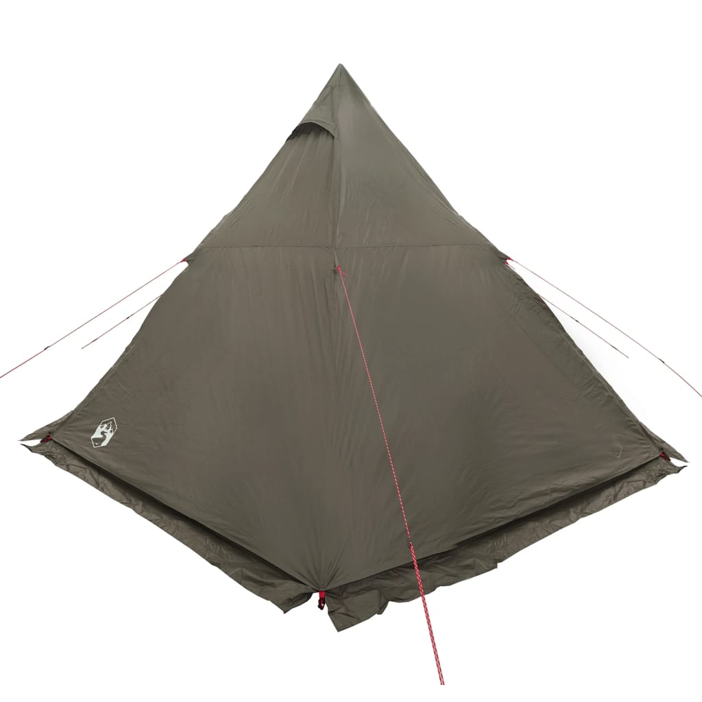 Tente familiale Tipi 6 personnes marron imperméable