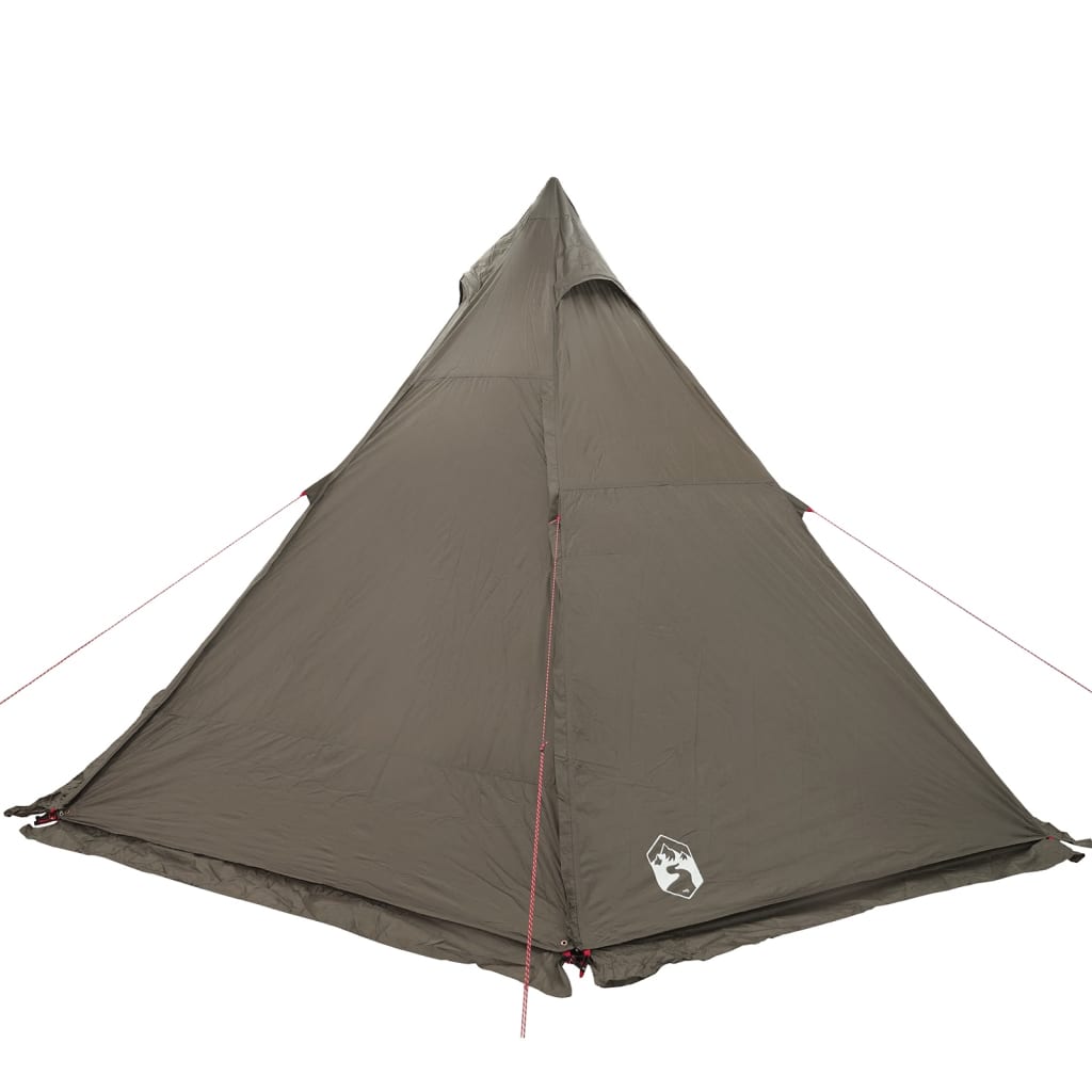 Tente familiale Tipi 6 personnes marron imperméable