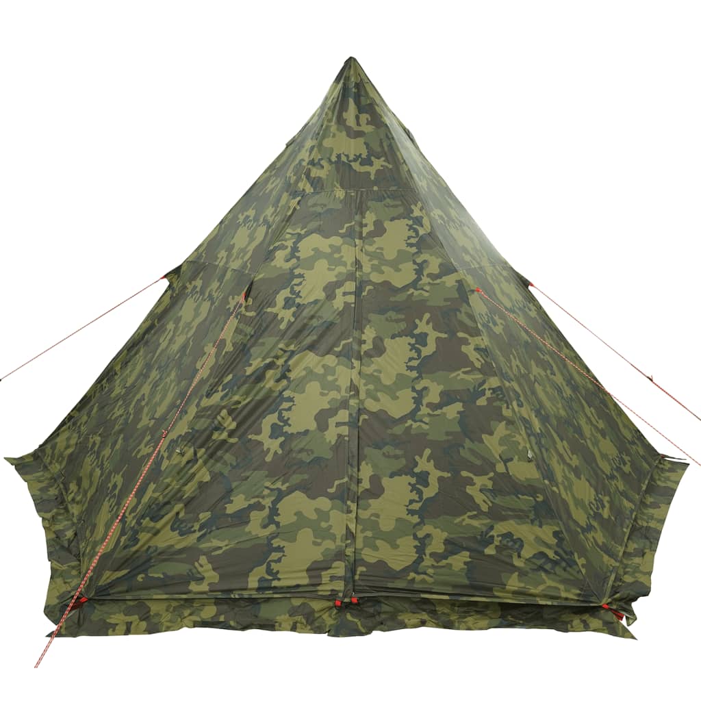 Tente tipi familiale 6 personnes motif camouflage imperméable