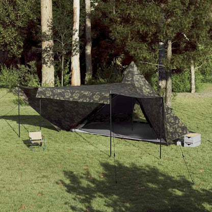 Tipi-Familienzelt 8 Personen Tarnmuster Wasserdicht