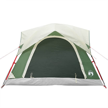 Campingzelt 4 Personen Grün Wasserdicht