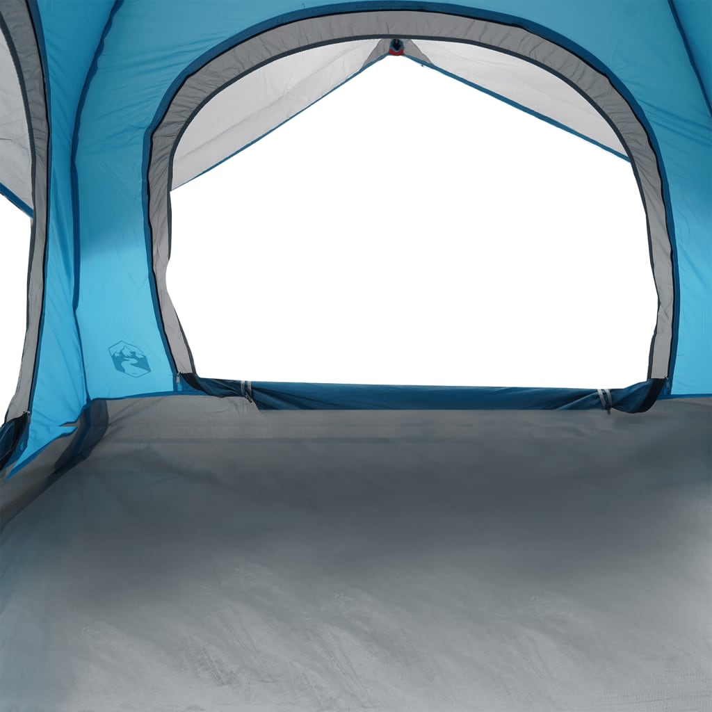 Tente de camping 4 personnes bleue imperméable