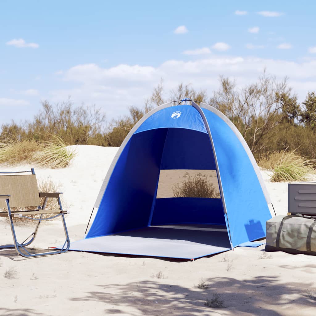 Tente de plage 3 personnes azur imperméable