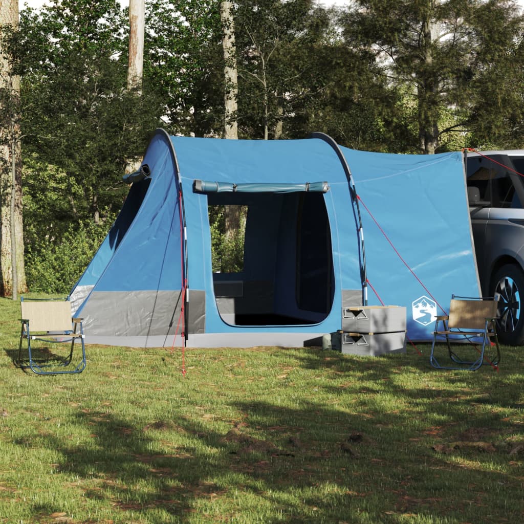 Tente de camping 2 personnes bleue imperméable