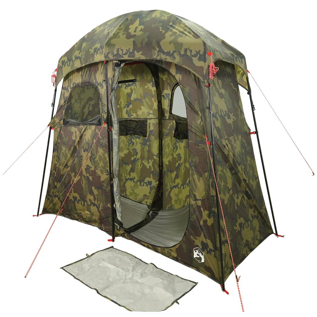 Tente de douche 2 personnes motif camouflage imperméable