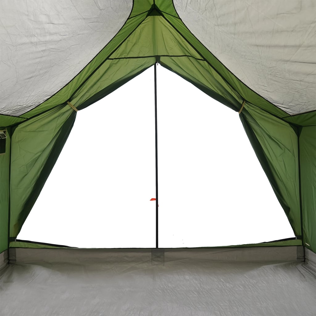 Tente de camping 5 personnes verte imperméable