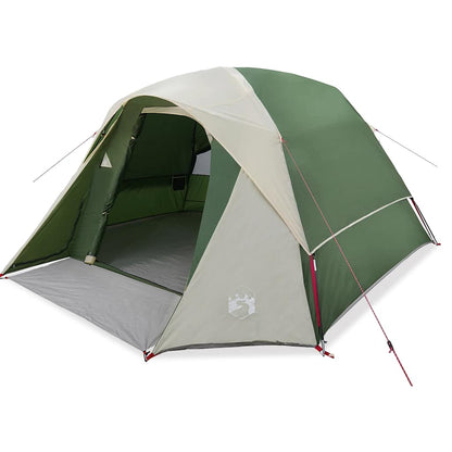Campingzelt 4 Personen Grün Wasserdicht