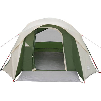 Campingzelt 4 Personen Grün Wasserdicht