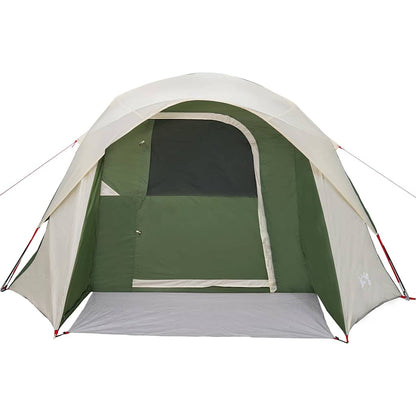 Campingzelt 4 Personen Grün Wasserdicht
