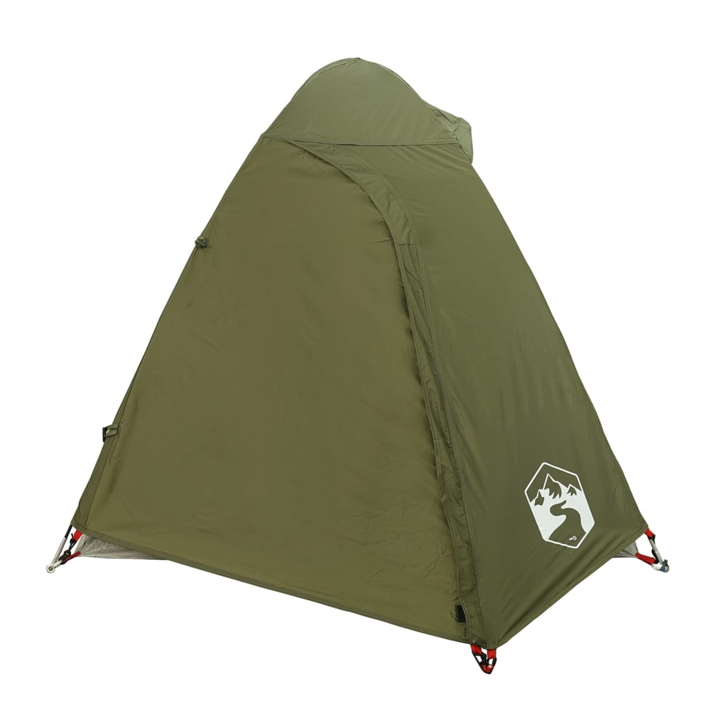 Tente de camping dôme 2 personnes vert olive imperméable