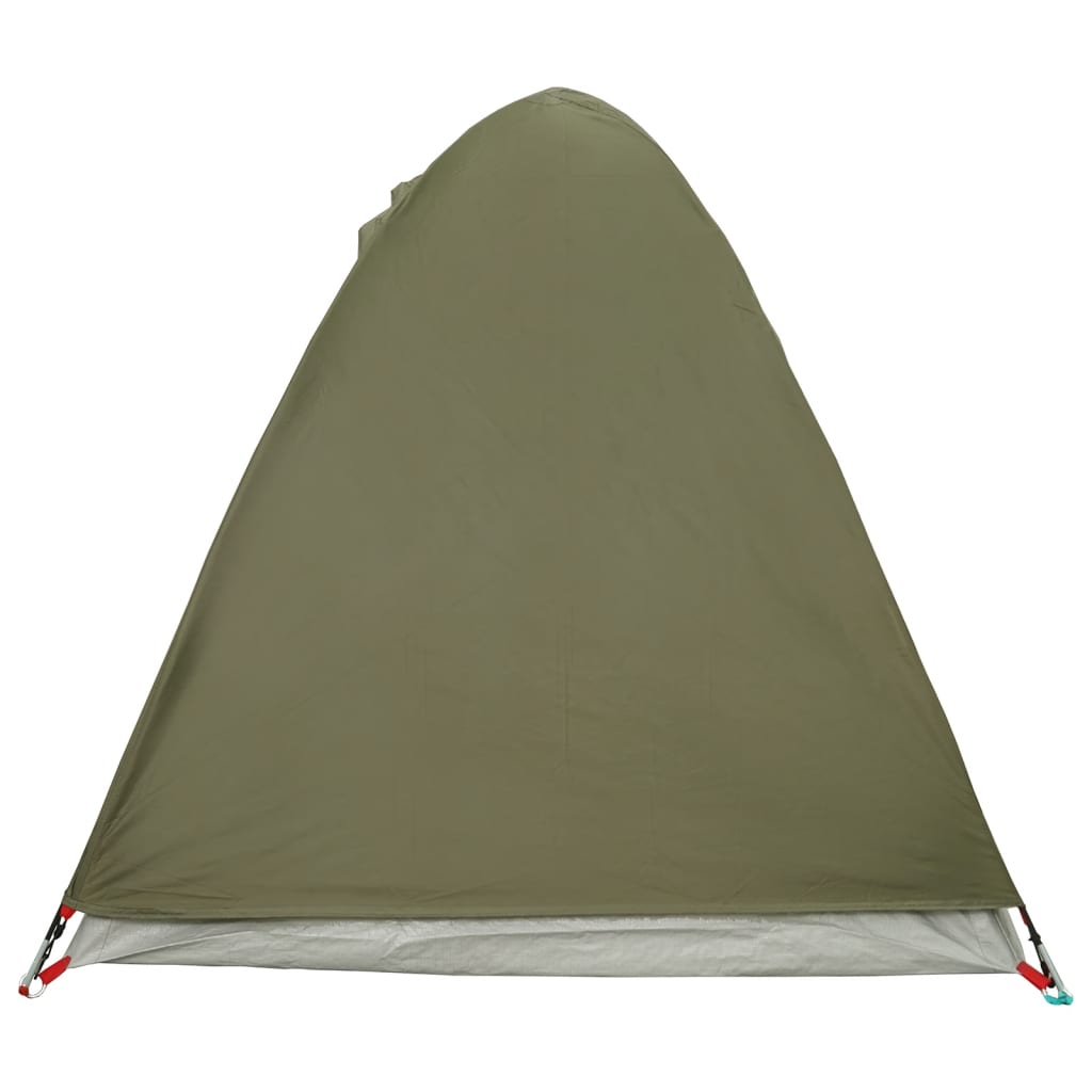 Tente de camping dôme 2 personnes vert olive imperméable