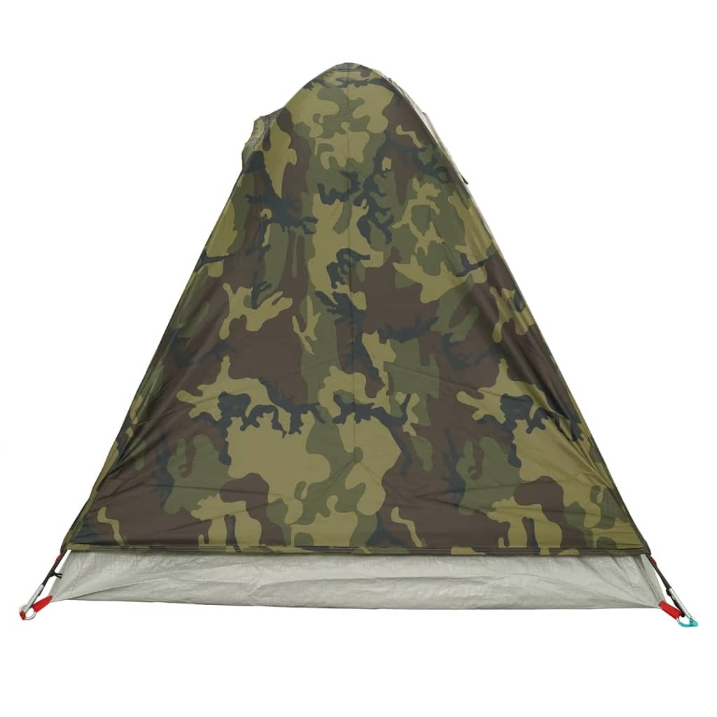 Tente de camping dôme pour 2 personnes, motif camouflage, étanche