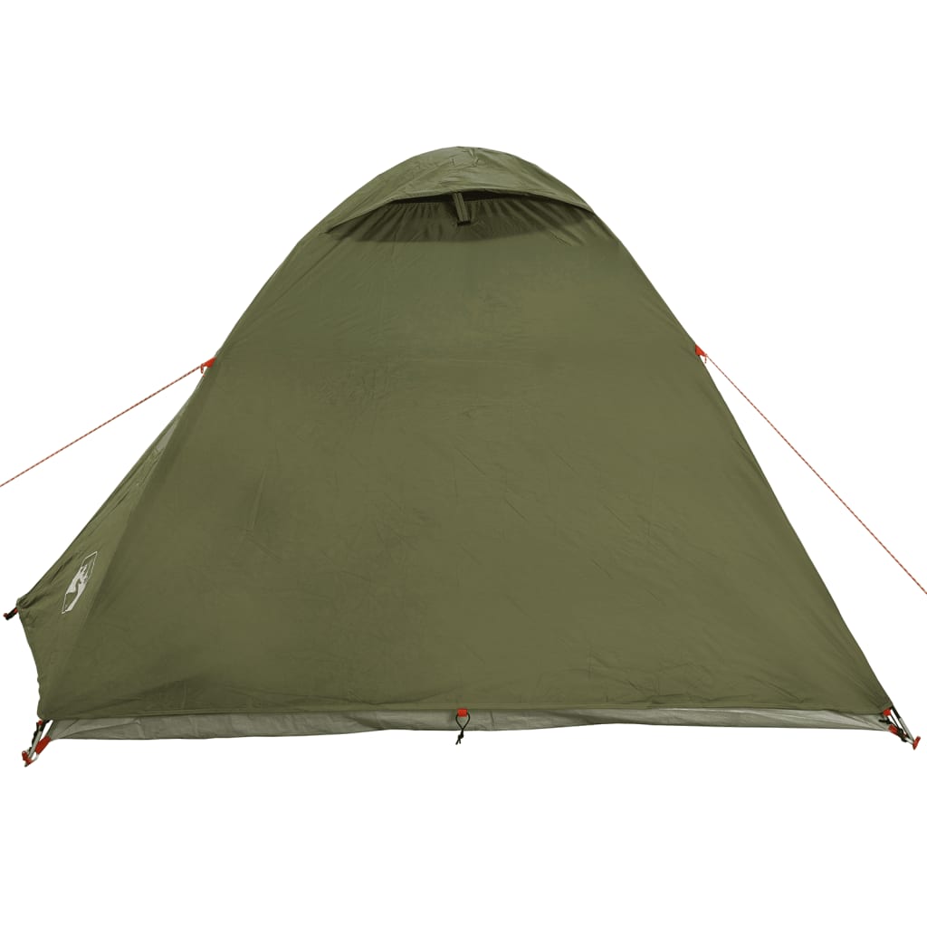 Tente de camping dôme 3 personnes vert olive imperméable