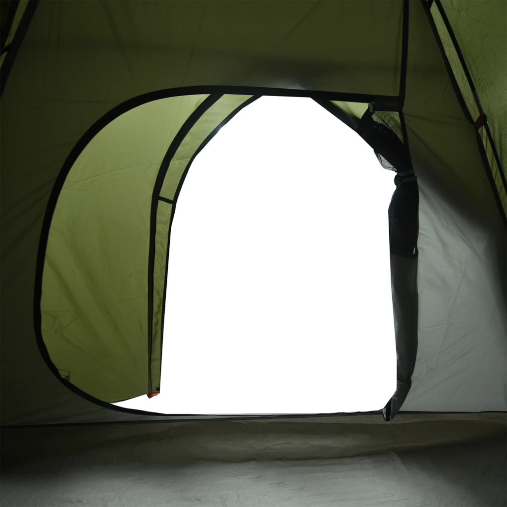 Tente de camping dôme 3 personnes vert olive imperméable