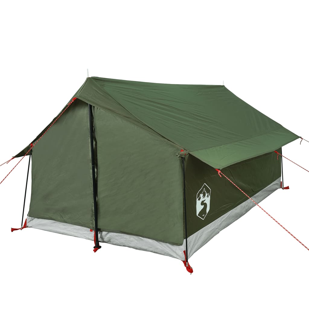 Tente de camping 2 personnes vert olive imperméable