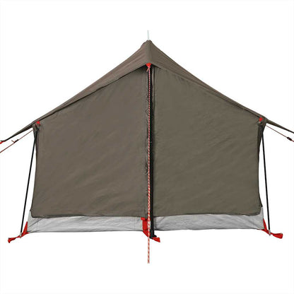 Campingzelt 2 Personen Braun Wasserdicht