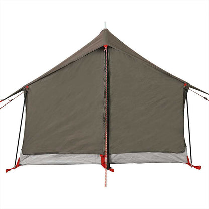 Campingzelt 2 Personen Braun Wasserdicht