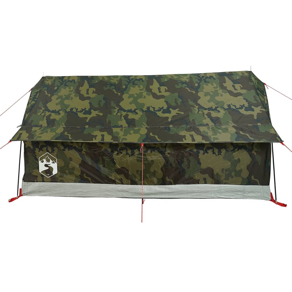 Tente de camping 2 personnes motif camouflage imperméable