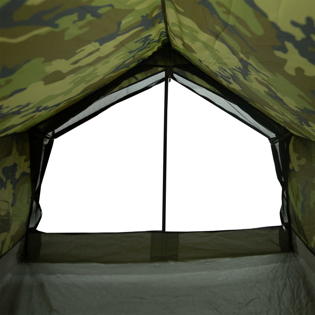 Tente de camping 2 personnes motif camouflage imperméable