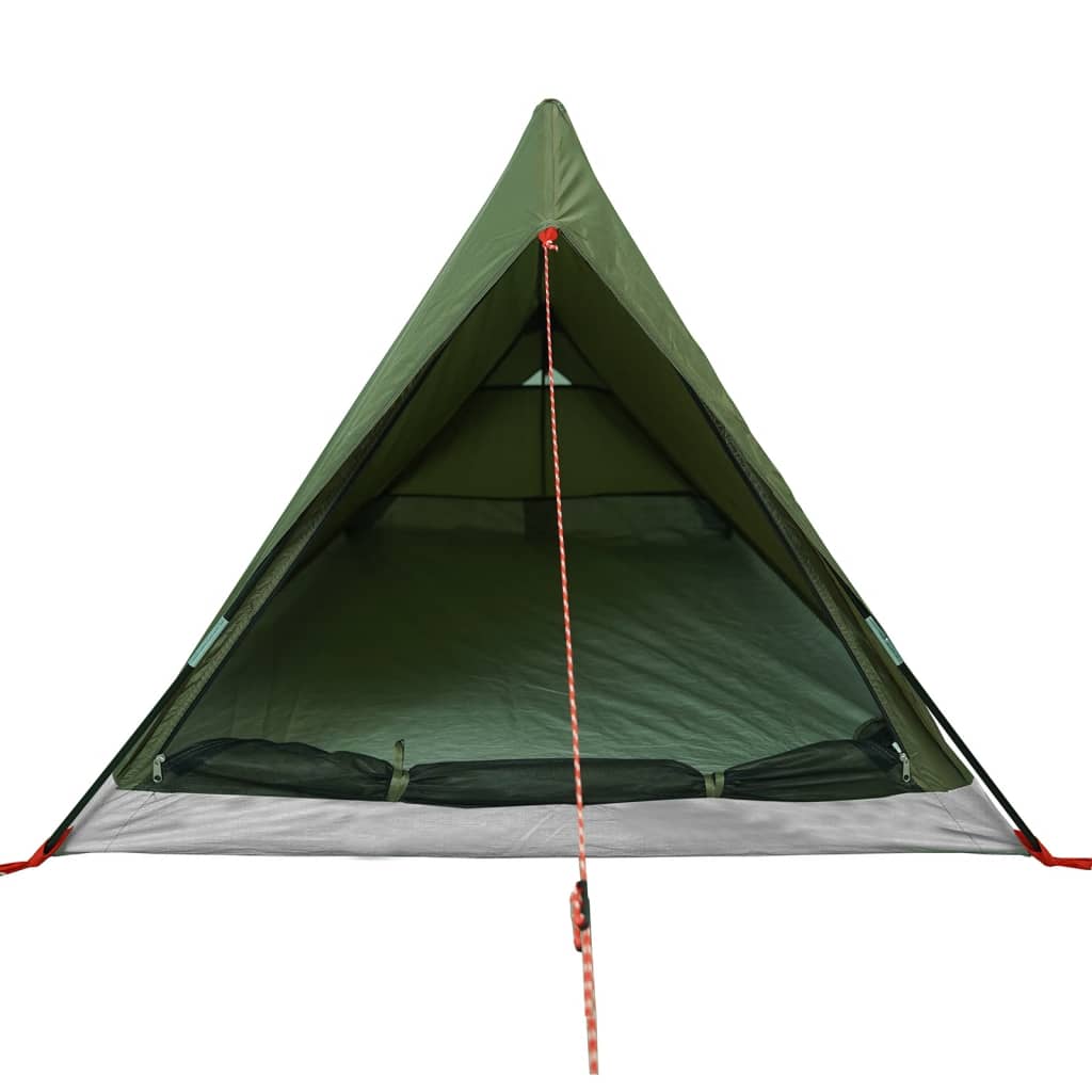 Tente de camping 2 personnes vert olive imperméable