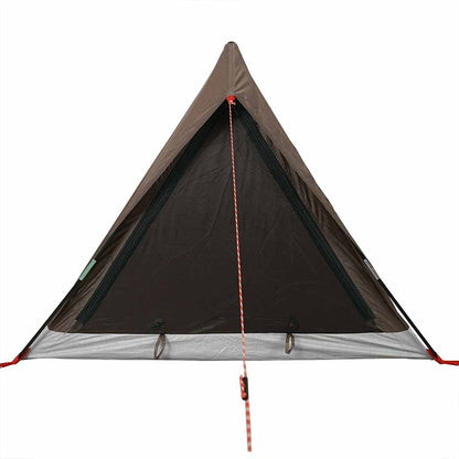 Campingzelt 2 Personen Braun Wasserdicht