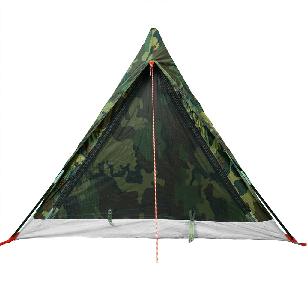 Tente de camping 2 personnes motif camouflage imperméable