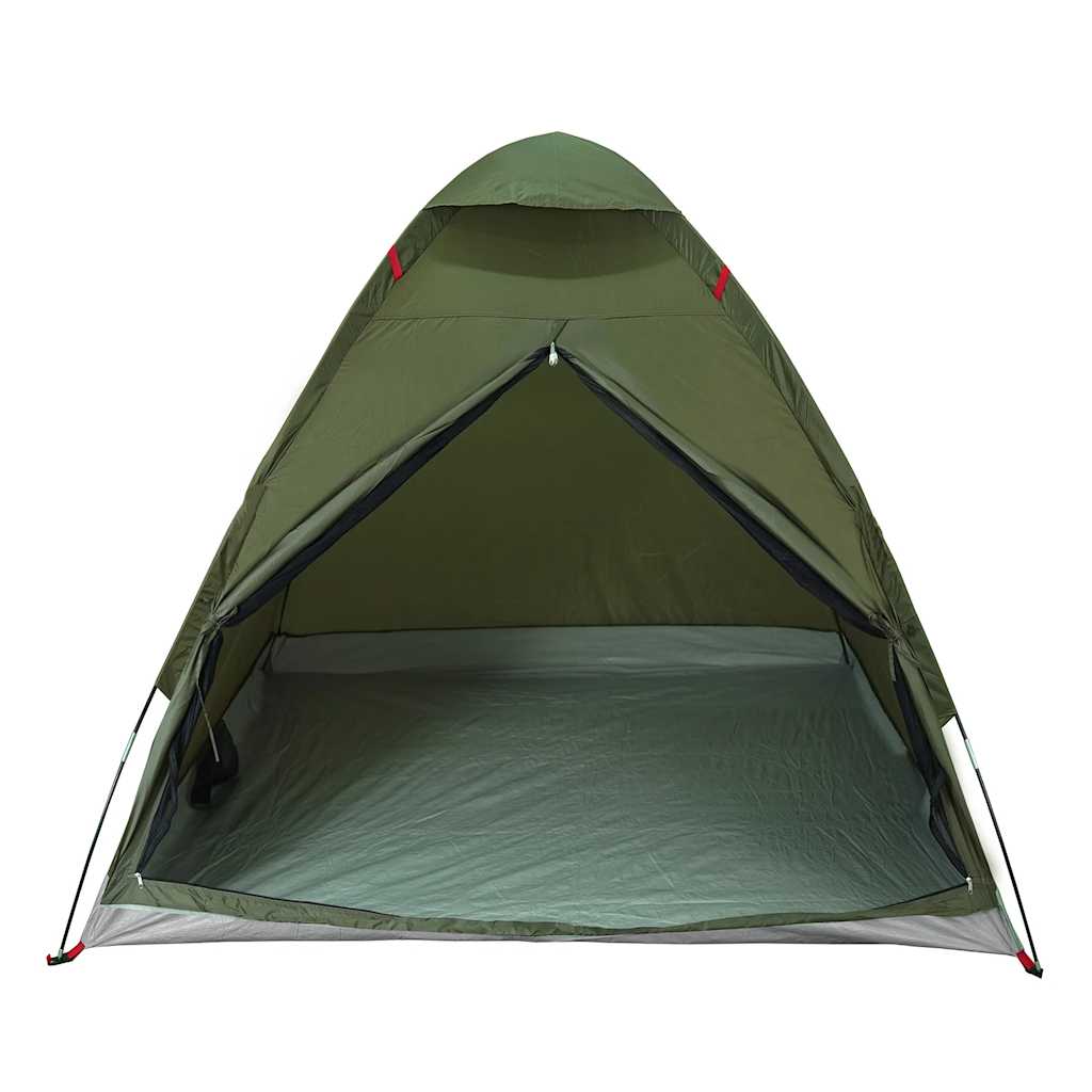 Tente de camping dôme 2 personnes vert olive imperméable