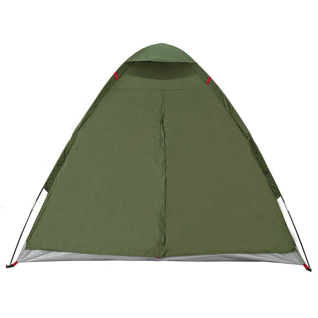 Tente de camping dôme 2 personnes vert olive imperméable