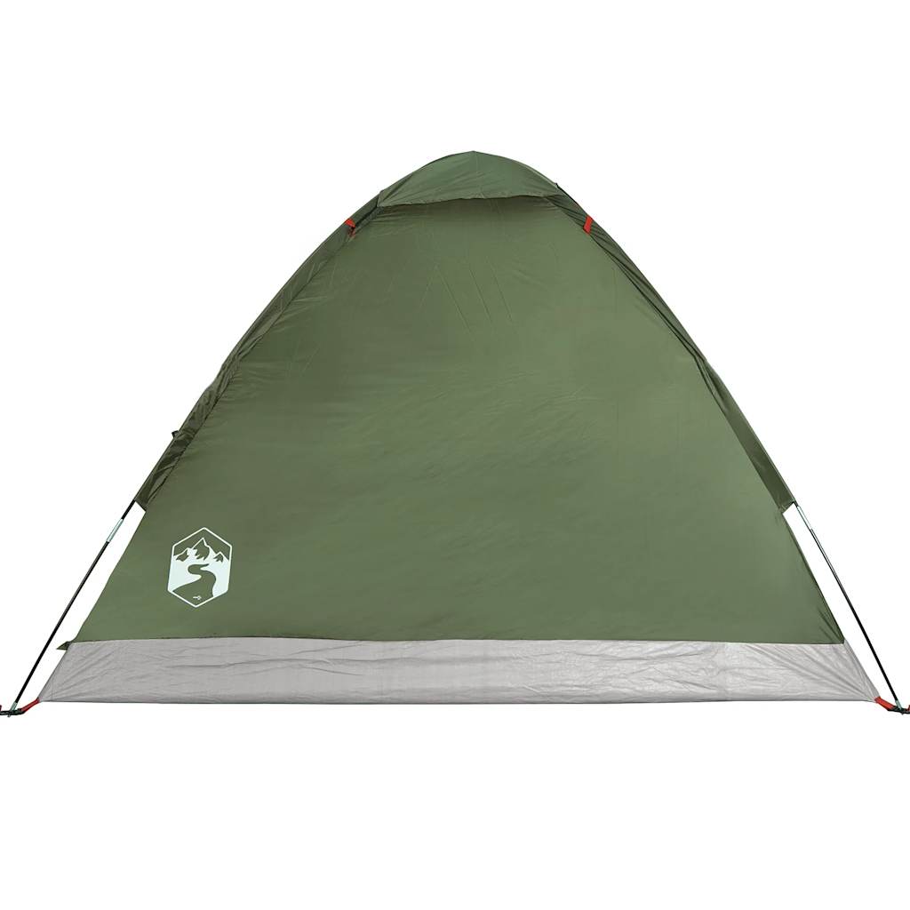 Tente de camping dôme 2 personnes vert olive imperméable