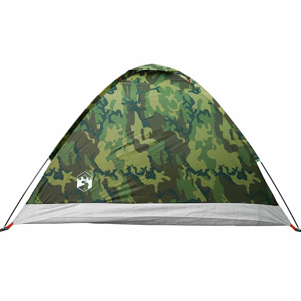 Tente de camping dôme pour 2 personnes, motif camouflage, étanche