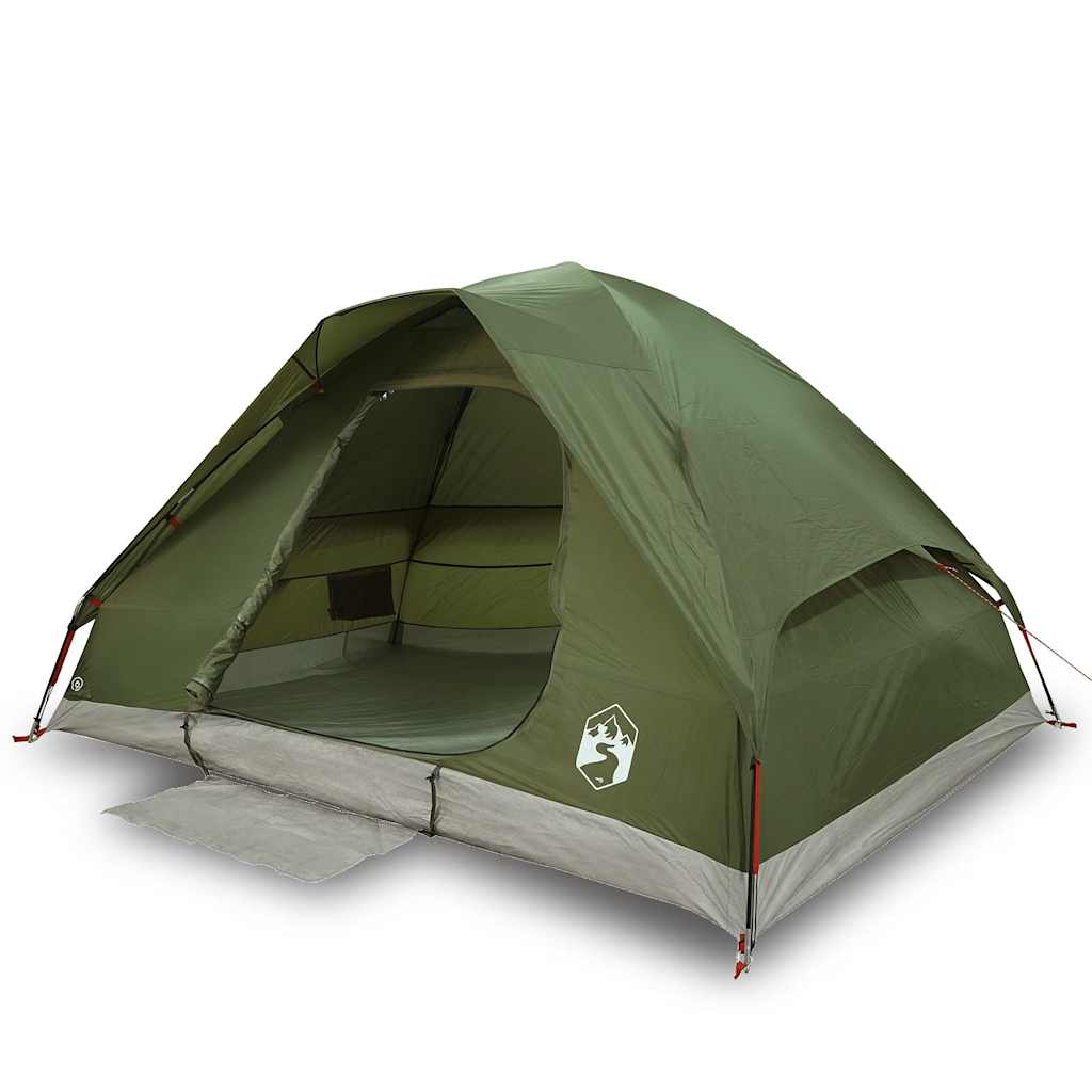 Tente de camping dôme 2 personnes vert olive imperméable