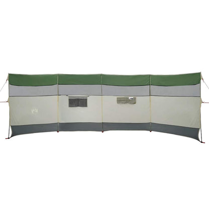Camping-Windschutz Grün 510x153 cm Wasserdicht