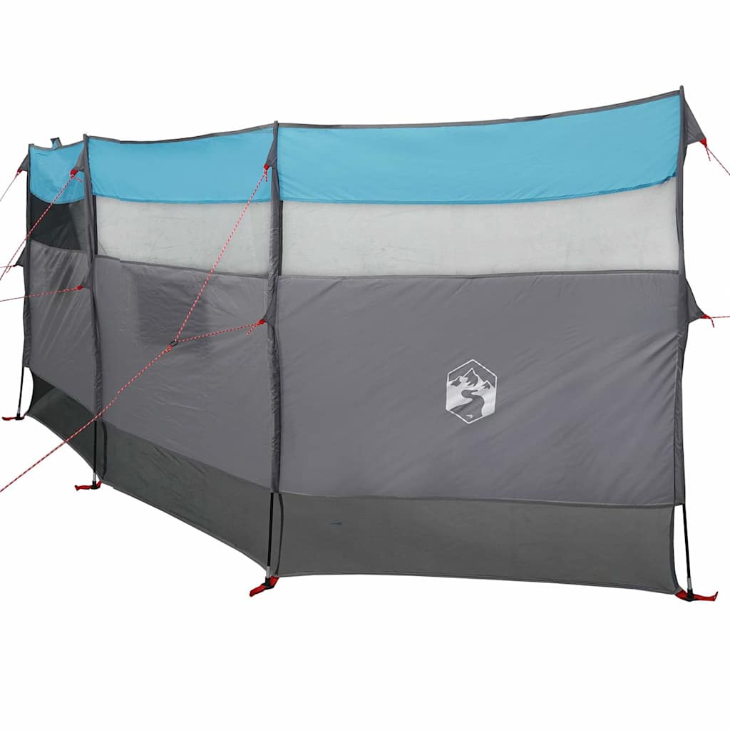 Camping-Windschutz Blau 510x153 cm Wasserdicht