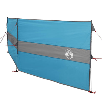 Camping-Windschutz Blau 344x120 cm Wasserdicht