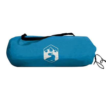 Camping-Windschutz Blau 344x120 cm Wasserdicht