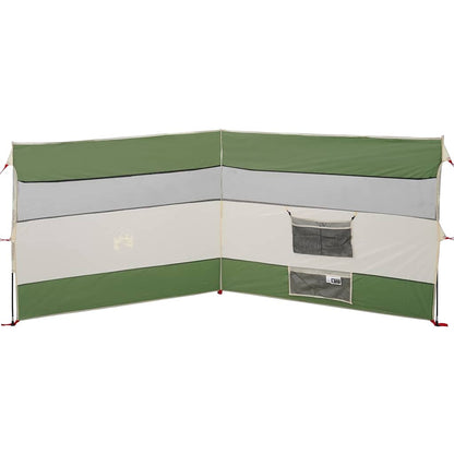 Camping-Windschutz Grün 340x130 cm Wasserdicht