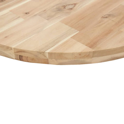 Tischplatte Rund Ø40x4 cm Massivholz Akazie