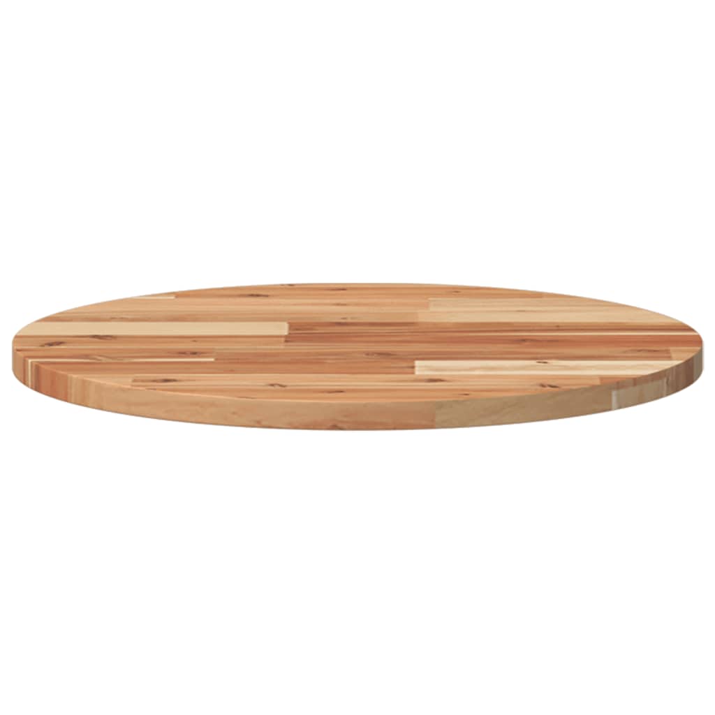 Tischplatte Rund Ø50x2 cm Massivholz Akazie