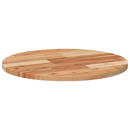 Tischplatte Rund Ø50x2 cm Massivholz Akazie