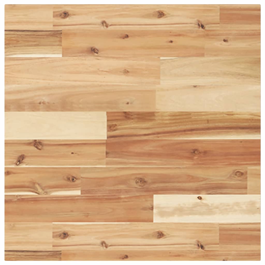Tischplatte Quadratisch 50x50x2 cm Massivholz Akazie