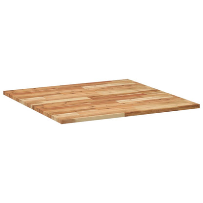 Tischplatte Quadratisch 80x80x2 cm Massivholz Akazie